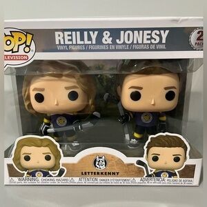 3/25$(Mix) Funko Pop, Television Letterkenny Reilly & Jonesy 2-Pack New